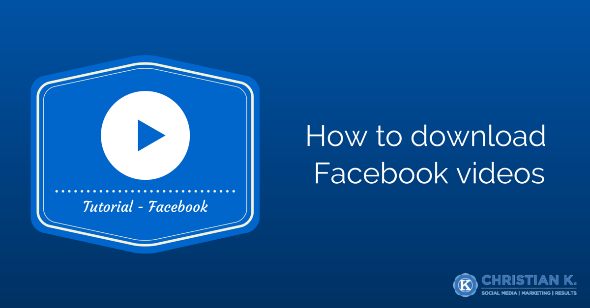 free online facebook video download